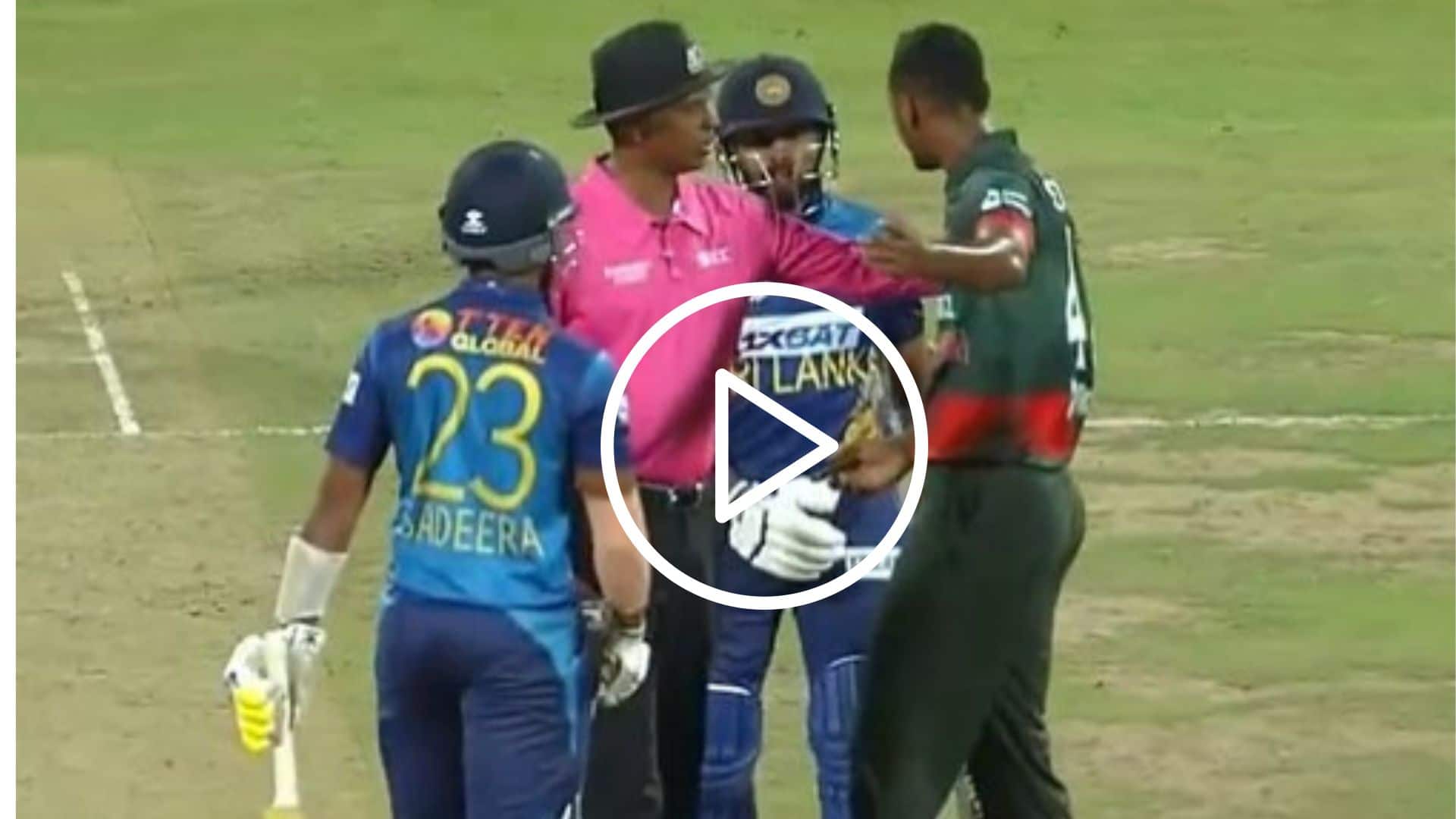 [Watch] Kusal Mendis-Shoriful Islam Involved In A Big Fight In Asia Cup